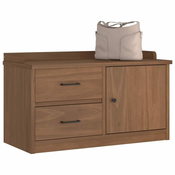 Klupa za predsoblje SANDNES 87x40x50 cm od masivne borovine