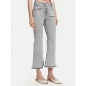 Marella Jeans hlače Fcrop 2513181114 Siva Flare Fit