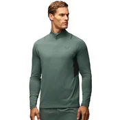 Castore majica 1/4 zip sa kontrastnim panelima za muškarce, tamnozelena