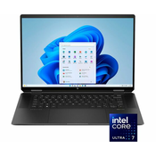 HP - Spectre 2-in-1 16 2.8K OLED Touch-Screen Laptop - Intel Core Ultra 7 - 32GB Memory - NVIDIA GeForce RTX 4050 - 1TB SSD - Nightfall Black