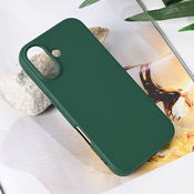Maska za iPhone 17 63 Teracell Soft Velvet tamno zelena