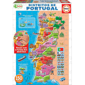Puzzle Mapa Portugalska s monumentami Educa 150 dielov EDU16929