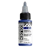 Golden Artist Colors High Flow Akrilna barva Transparent Phthalo Blue (Green Shade) 30 ml 1 kos