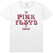 Pink Floyd In Concert Puff Print White L Majica