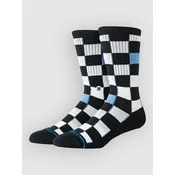 Stance Chef Check Crew Socks black