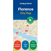 Lonely Planet Firence. Vodoodporni zemljevid / Zemljevid mesta.
