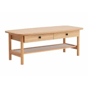 Klubska mizica Kailua 2329 Svetel les, 55x45x120cm, MDF plošča, Kotna