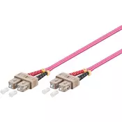 MicroConnect Patch Kabel - SC/UPC-SC/UPC 10m OM4 Optični, Moder