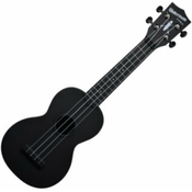 Kala Waterman Soprano Black Matte side&back with Bag