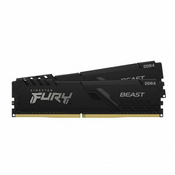 Kingston Memorija DIMM DDR4 64GB - 2x32GB kit 3200MHz KF432C16BBK2/64 Fury Beast Black