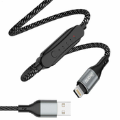 DUDAO L7 kabel USB/Lightning 5A 1m, črna