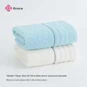 Grace Set peškira, 30x60cm, 2 komada, Plavo-bež