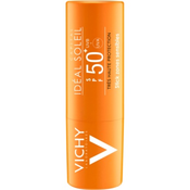 Vichy Idéal Soleil Capital paličica za zaščito občutljivih predelov in ustnic SPF 50+  9 g