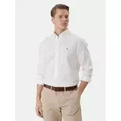 Tommy Hilfiger Srajca MW0MW42442 Bela Slim Fit