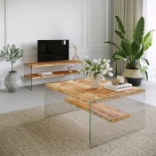 Hanah Home Set nameštaja za dnevnu sobu Niagara S102, Boje hrasta
