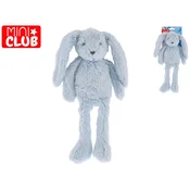 Mini Club zajček plišasto moder dolžine nog 37 cm