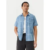 RVCA Srajca Frame Chambray AVYWT00507 Svetlo modra Regular Fit