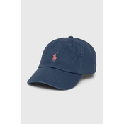 Bombažna bejzbolska kapa Polo Ralph Lauren oranžna barva, 710667709