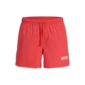 JACK & JONES Kratke kopalne hlače JPSTMAUI SUNRISE  bež / korala