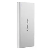 Canyon PB-106 micro USB/USB-C powerbank, 10000 mAh, bijela (CNE-CPB1006W)