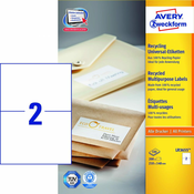 AVERY ZWECKFORM etikete LR3655-100, 210X148, 100 listov, reciklirane