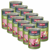 Animonda GranCarno Superfoods - govedina + rdeča pesa 12x400g