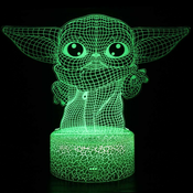 Gentilis RGB LED Lampa Yoda