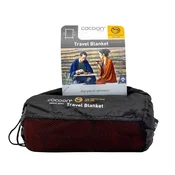 Cocoon Merino Wolle/Seide Decke, 72% Merinowolle / 28 % Seide dark terracotta