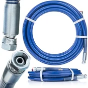 Rosfix 3/8 15m Brizgalna Cev – Uretan Super Trda Zaščita, Vzmetne Zaščite, 227 bar | Nadomestni Del za Airless Brizgalno Napravo Graco Titan Wagner, (5000356555)