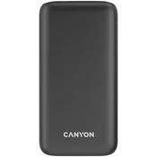 CANYON PB - 301 Power bank 30000mAh Li-poly battery, Input Micro: DC5V/2A, 9V/2A Input Type c PD : DC5V/3A, 9V/2A, Output Type C PD:5V/3A,9V/2.2A,12V/1.5AOutput USB A1+USBA 2 : 5V3A,5V/4.5A,4.5V/5A,9V2A,12V1.5A,22.5W quick charging cable 0.3m - CNE-CPB30