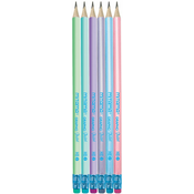 Olovka Mitama - Grapho Pastel, HB, s gumom, asortiman