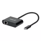 MANHATTAN USB Type-C 3.2 na LAN 10/100/1000 Mbps / USB TypeC