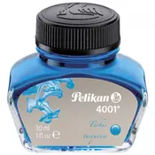 Tinta za nalivpero bočica 30ml 4001 Pelikan 311894 tirkizna