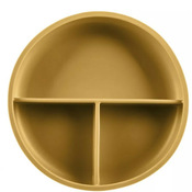Zopa Silicone Divided Plate tanjur s pregradama s vakuumskim držacem Mustard Yellow 1 kom