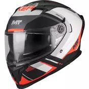 Integralna motociklisticka kaciga MT Braker SV Inception B5 mat crno-sivo-crvena