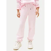 Tommy Hilfiger Spodnji del trenirke KS0KS00596 Roza Regular Fit
