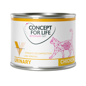 Ekonomično pakiranje Concept for Life Veterinary Diet 24 x 200 g /185 g - Urinary piletina 24 x 200 g