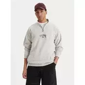 Billabong Majica dugih rukava Burleigh EBYFT00130 Siva Regular Fit