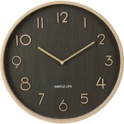 SEGNALE Stenska ura KO-HZ1601310 38 cm dark wood decor