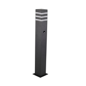 Spoljna lampa sa senzorom TEKSAS 1xE27/12W/230V IP44 74 cm antracit