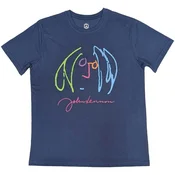 John Lennon Self Portrait Full Colour Denim Blue M Majica