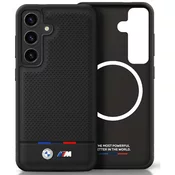 1 to 3 Bmw Ovitek Za Magsafe Za Samsung Galaxy S25 Usnjen Ovitek Trikolorni Črt