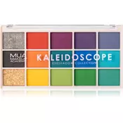 MUA Makeup Academy Eyeshadow Collection 15 Shade Palette paleta senčil za oči odtenek Kaleidoscope 12 g