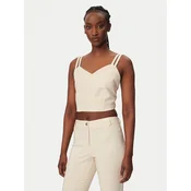 Rinascimento Top CFC0127891003 Bež Slim Fit