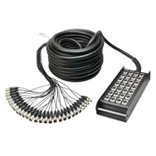 Adam Hall K28C30 Multicore with Stage Box 24/4 30 m