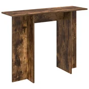 Vidaxl Konzolna miza Dimljeni Hrast 100 x 30 x 75 cm Inženirski les