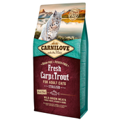 Carnilove Fresh Sterilised Cat krap & postrv - Varčno pakiranje: 2 x 6 kg