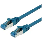 VALUE Value 21.99.1953 RJ45 omrežni kabel\, Patch kabel CAT 6a S/FTP 3.00 m modra 1 kos, (20420747)