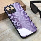 Torbica Shiny glass za iPhone 15 Pro Max 6.7 ljubicasta