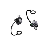 INF 2-Pack Type-C ženski na moški L-adapter: 240W, 120Gbps, Visoka zmogljivost Silver, (5000291398)